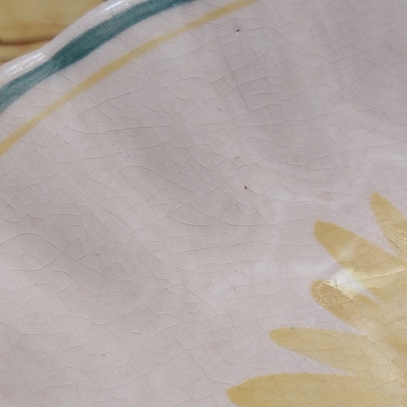 Pair Vintage Blue Ridge Mix Match Plates Floral Design ca 19030s-40s - Picture 3 of 7